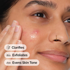 The Ordinary serum on hand demonstrating lightweight application benefit