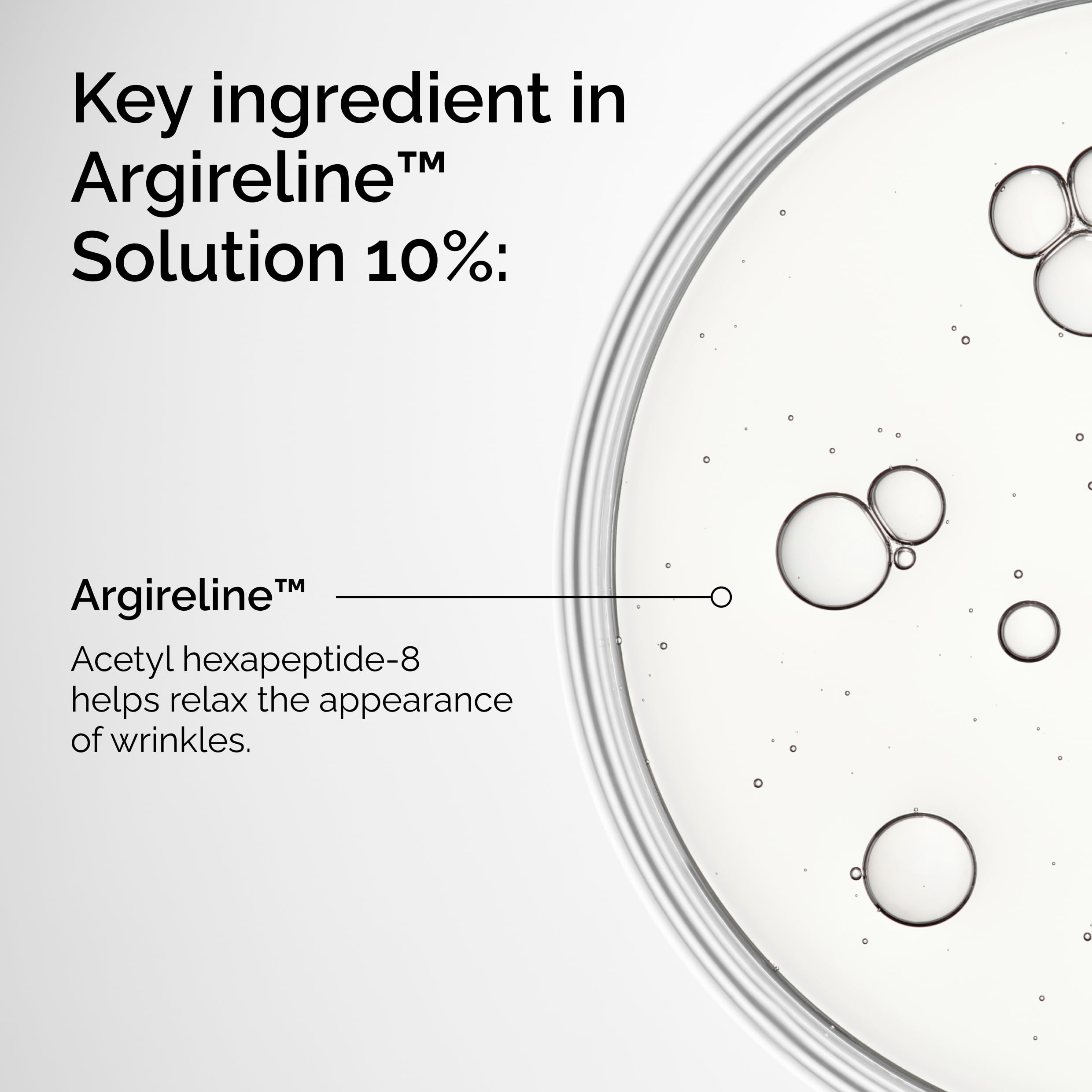 The Ordinary close-up drop of serum texture illustrating lightweight absorption