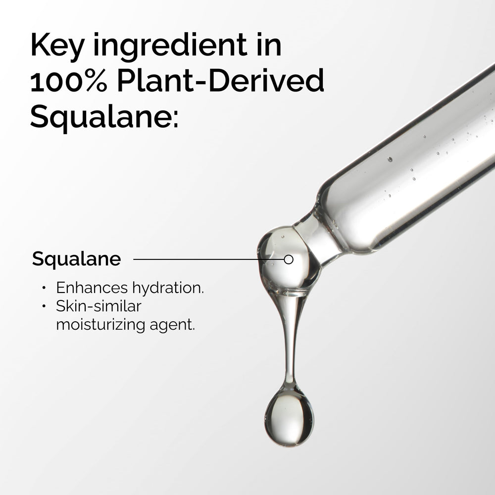The Ordinary squalane dropper dispensing oil for controlled, mess-free application benefit