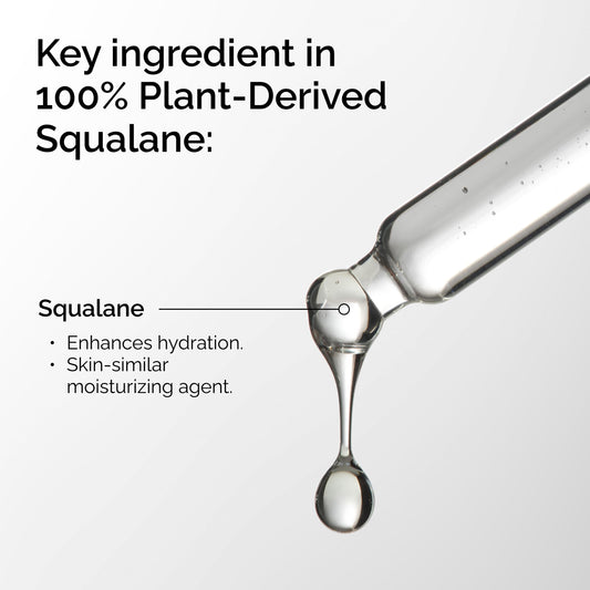The Ordinary squalane dropper dispensing oil for controlled, mess-free application benefit