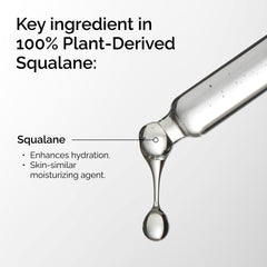 The Ordinary squalane dropper dispensing oil for controlled, mess-free application benefit