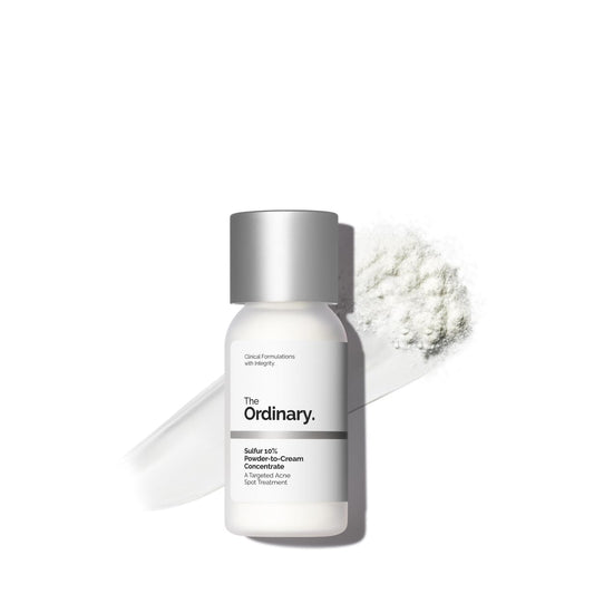 The Ordinary front packaging showing bottle and concise benefit