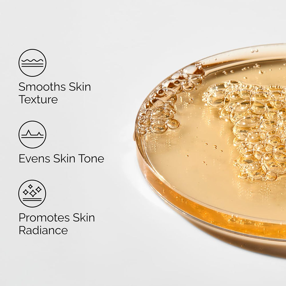 The Ordinary lactic acid serum texture close-up showing lightweight watery consistency