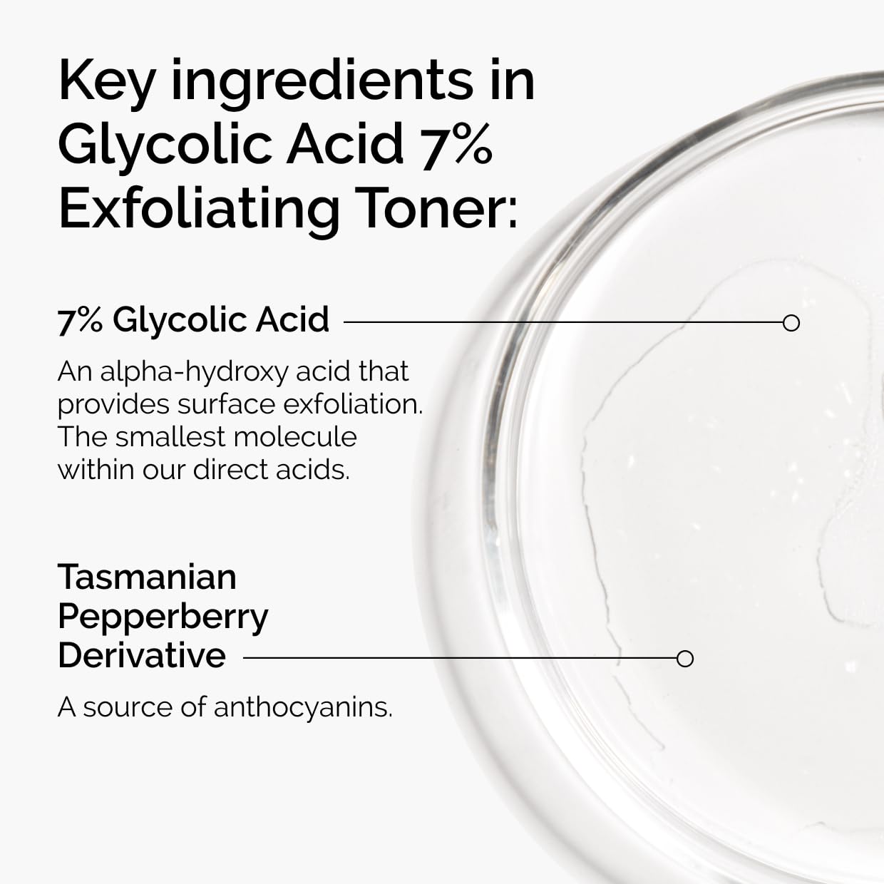The Ordinary bottle near plant extracts showing soothing ingredients