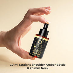 The Organic Forest oil applied to skin during skincare routine for hydration