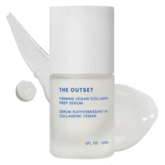 The Outset serum front packaging showing clean design and size benefit