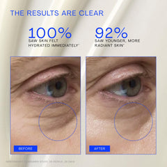 The Outset serum texture on hand demonstrating lightweight, non-sticky hydration