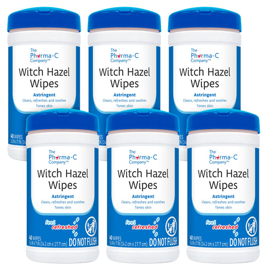The Pharma-C Company front canister showing branding and wipe count for easy identification