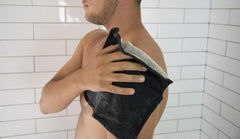 The Rustic Man terry side used after shaving to soothe skin and reduce irritation