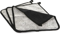 The Rustic Man wash cloth placed in a gym bag ready for post-workout refresh