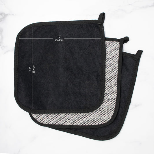 The Rustic Man close-up of textured exfoliating side showing weave for effective scrubbing