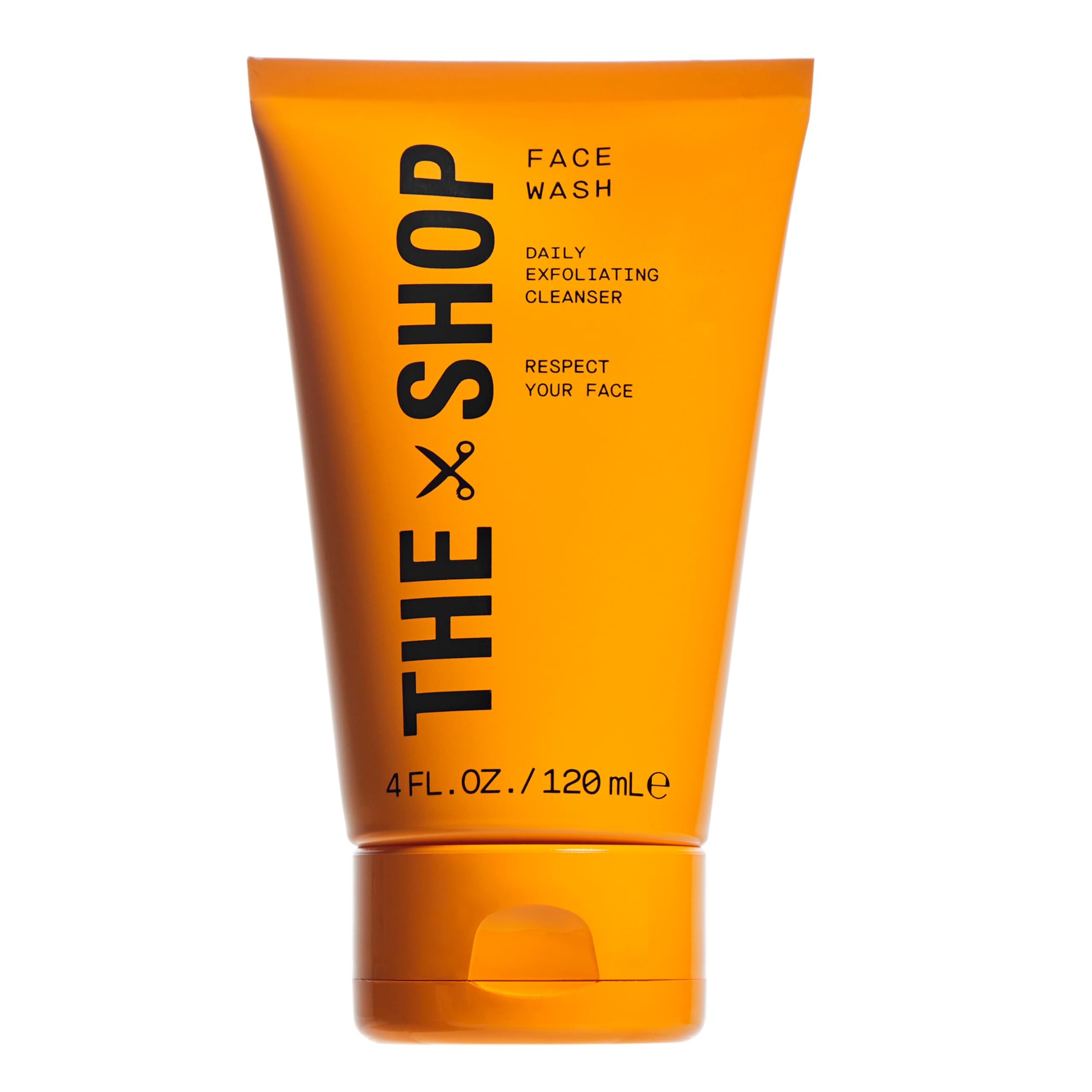 The Shop Uninterrupted front label showing eucalyptus-scented 4 fl oz cleanser benefit
