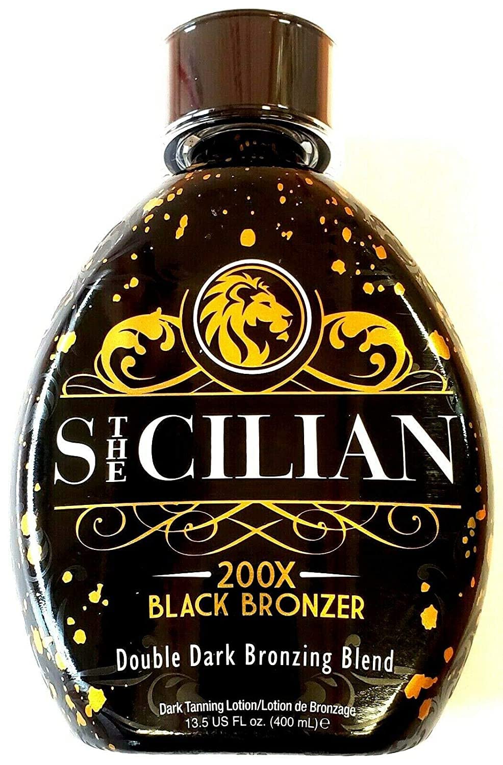 The Sicilian 200X bottle front showing packaging and immediate tint benefit