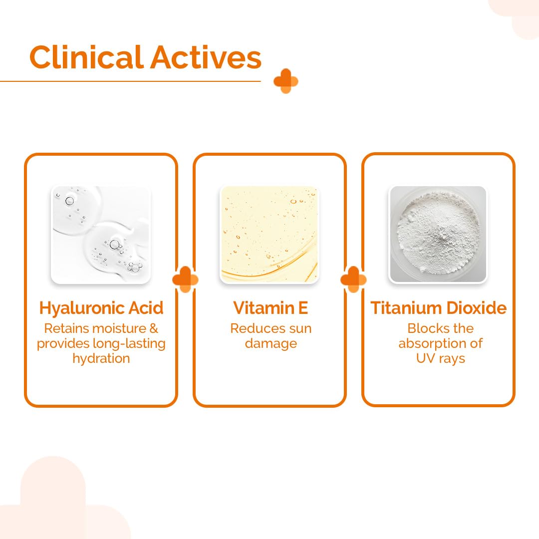 The Derma Co label close-up showing SPF, PA++++ and key actives