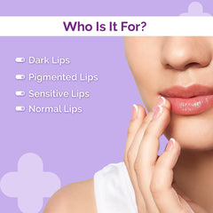 The Derma Co lip balm texture close-up highlighting smooth, hydrating balm finish