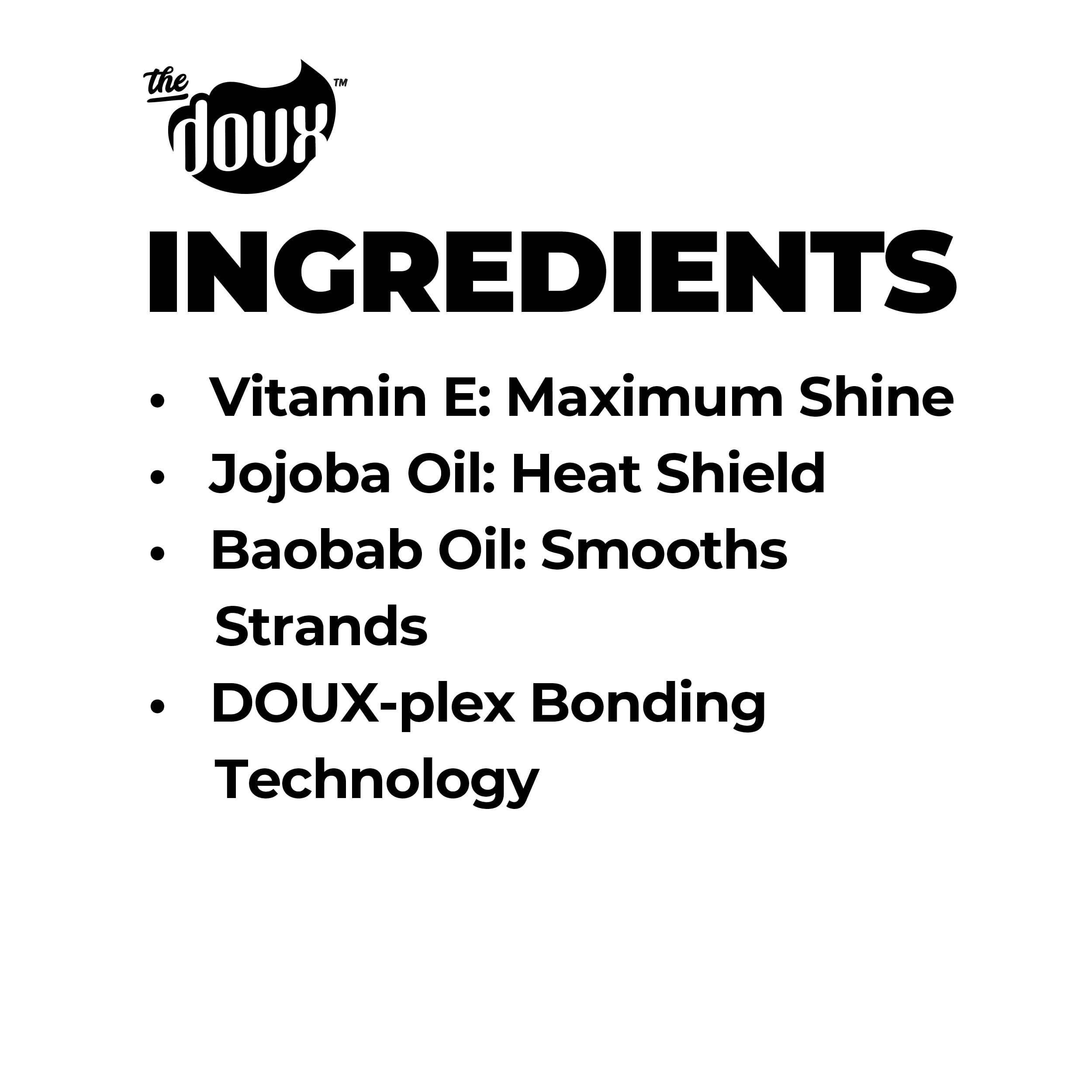 The Doux DOUX DROPS being sprayed by a stylist for polished salon-quality results
