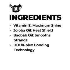 The Doux DOUX DROPS being sprayed by a stylist for polished salon-quality results