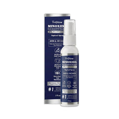 TheMore Crazy TruGlow front bottle showing unscented spray, clear branding and benefit