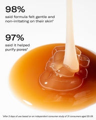 Then I Met You gel on fingertip showing gentle exfoliating consistency