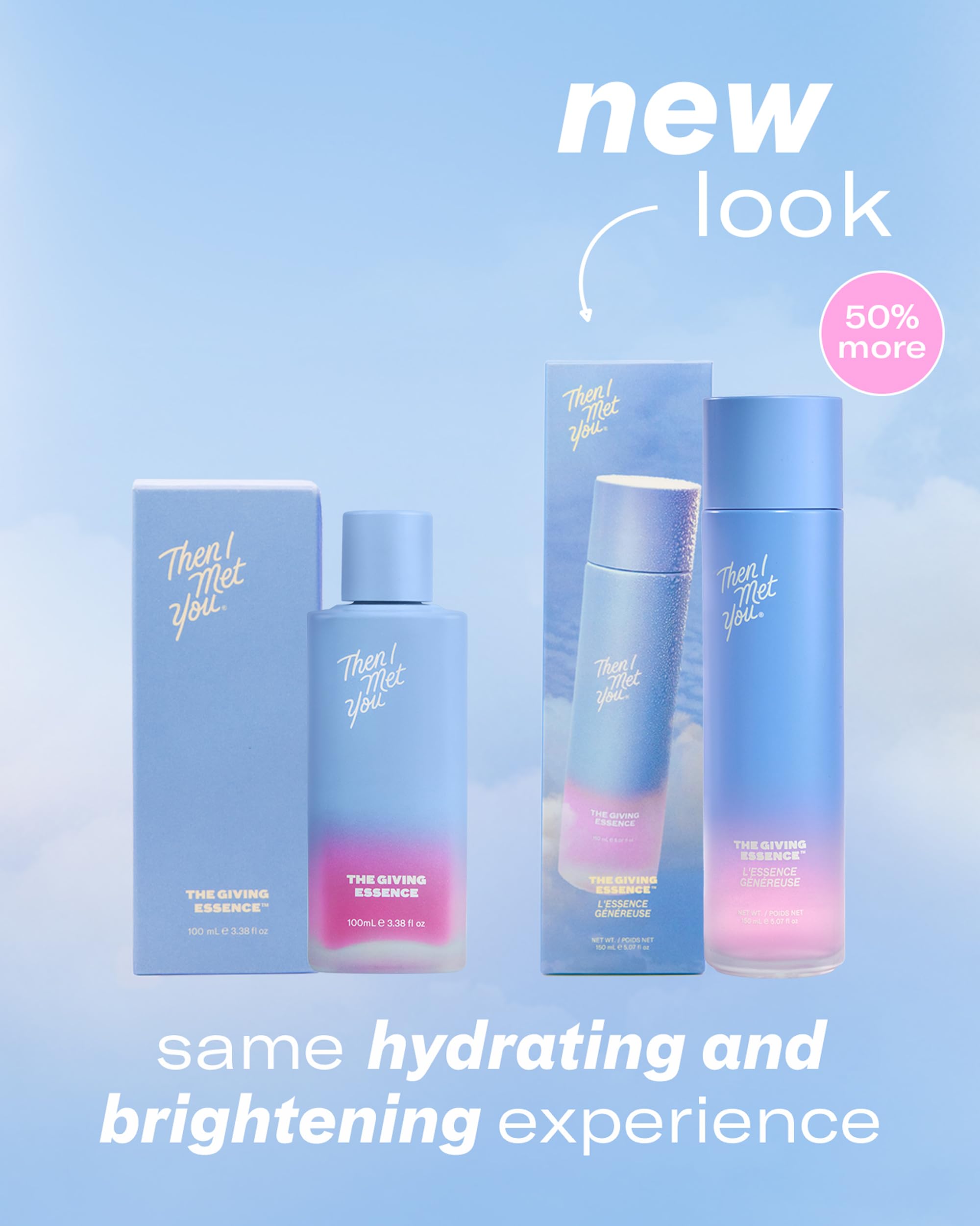 Then I Met You packaging and label close-up showing clean-ingredient claims