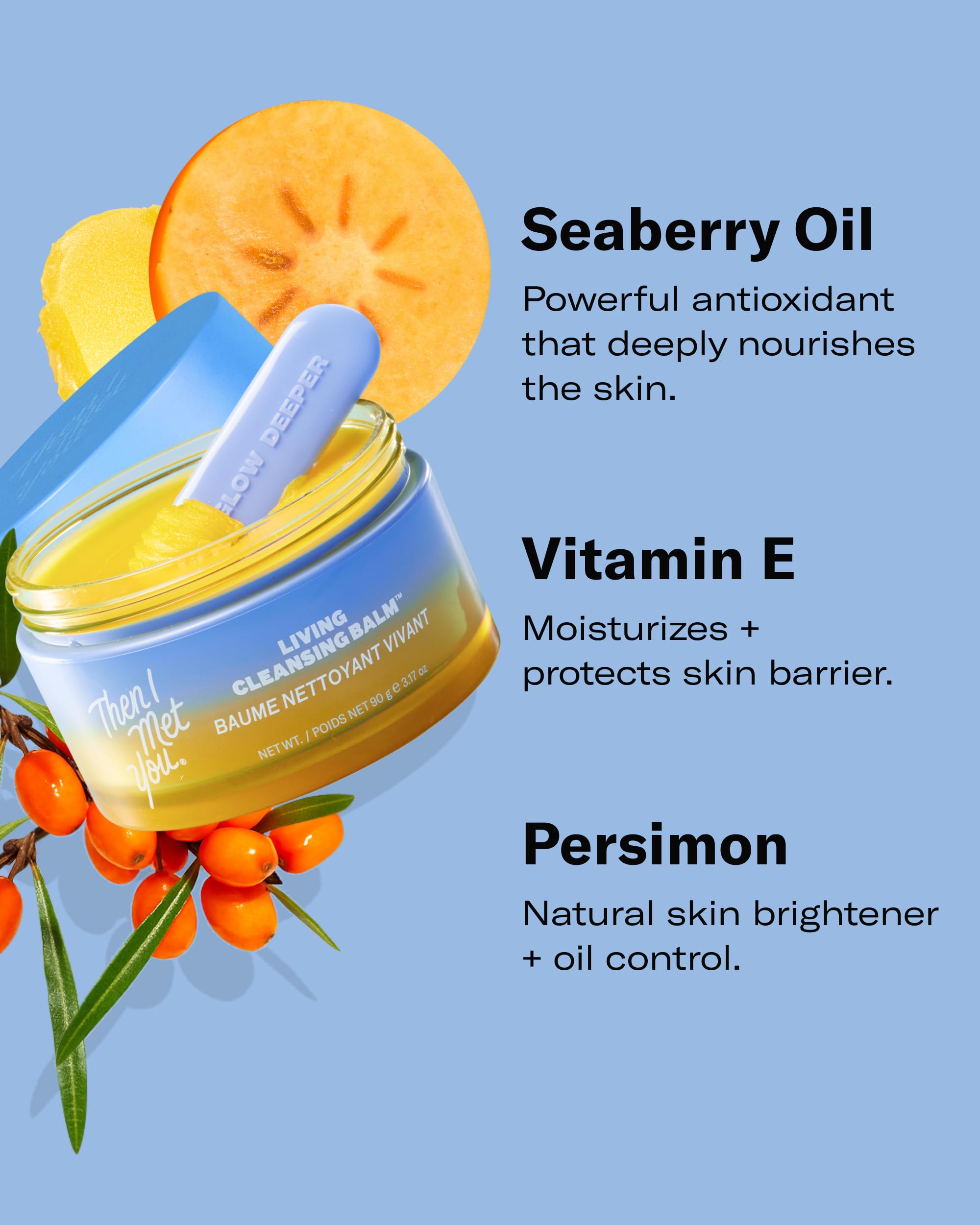 Then I Met You balm emulsifying into a milky rinse with water, shows residue-free cleansing