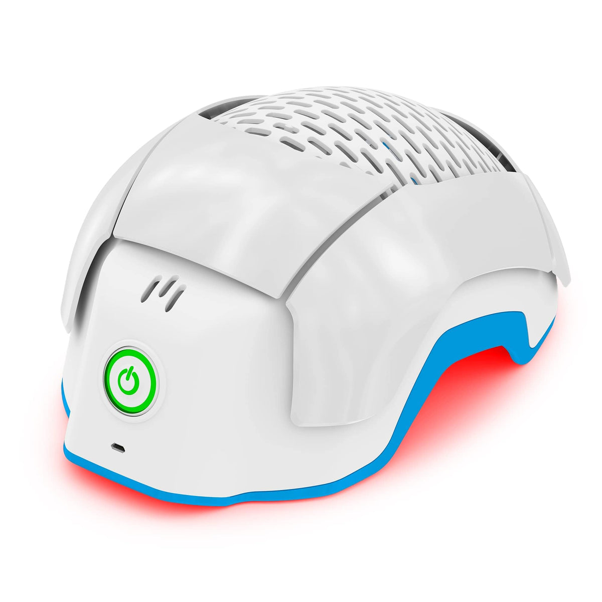 Theradome PRO front view showing sleek helmet design and full scalp coverage benefit