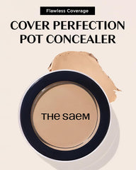 THESAEM open pot revealing cream-balm texture that blends smoothly for buildable coverage