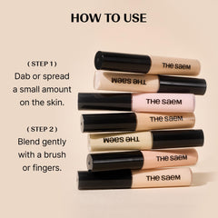 THESAEM finished makeup nightout look showing natural coverage and long-wear