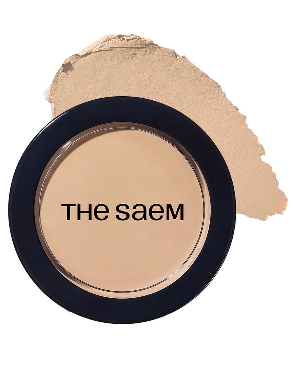 THESAEM front view of compact concealer pot showing size and design with portable convenience
