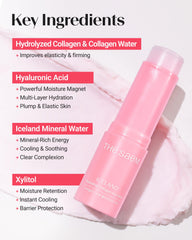 THESAEM eye stick held in hand to show 0.38 oz size and portability benefit