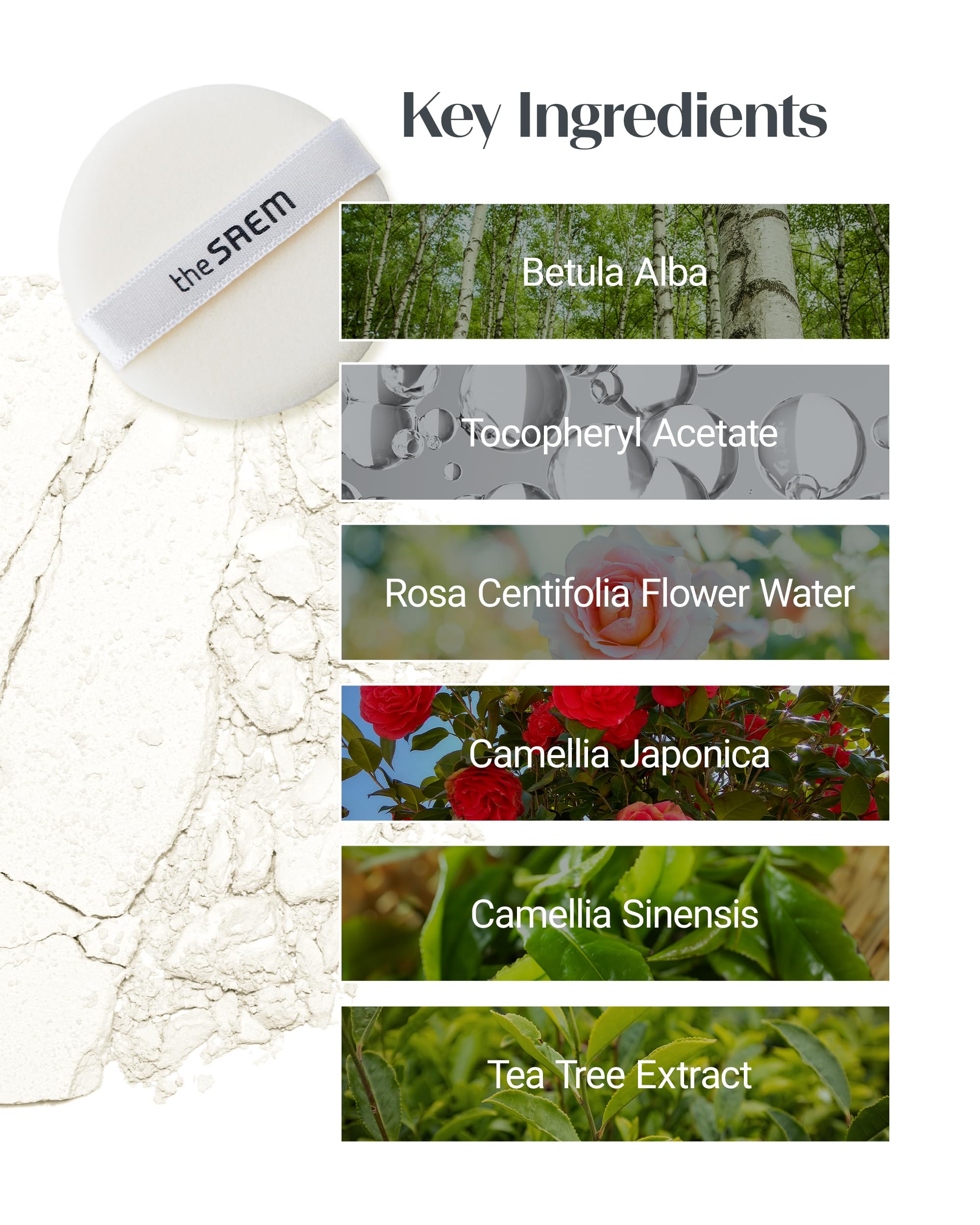 THESAEM compact in hand demonstrating travel-friendly size and convenience benefit