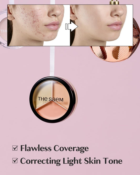 THESAEM close-up of balm texture highlighting smooth melting-fit formula for seamless blending