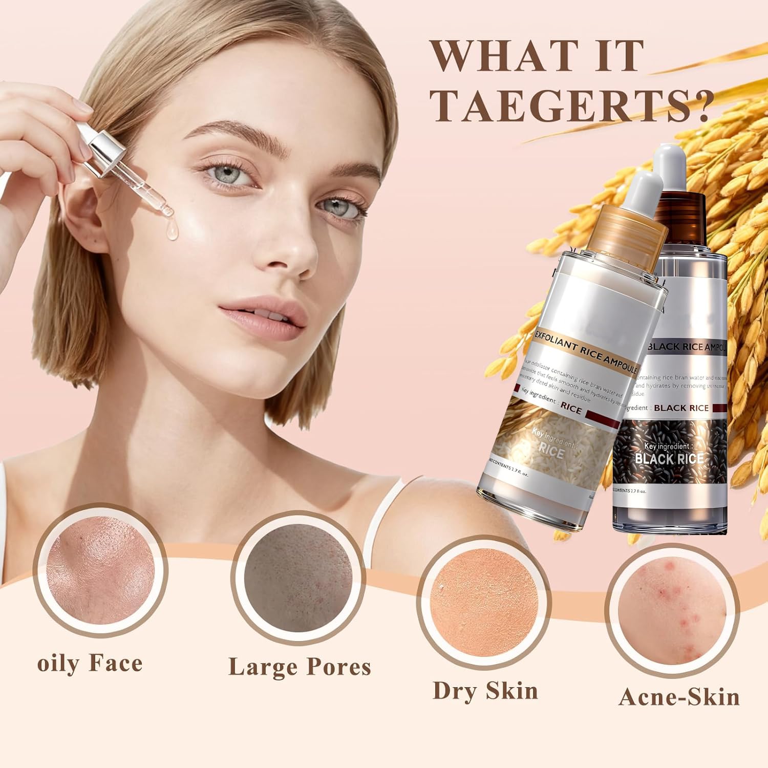 THESHYING ampoule dropper dispensing serum for controlled application