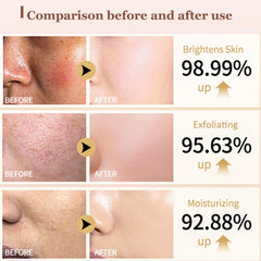 THESHYING serum absorbed on skin showing immediate lightweight hydration