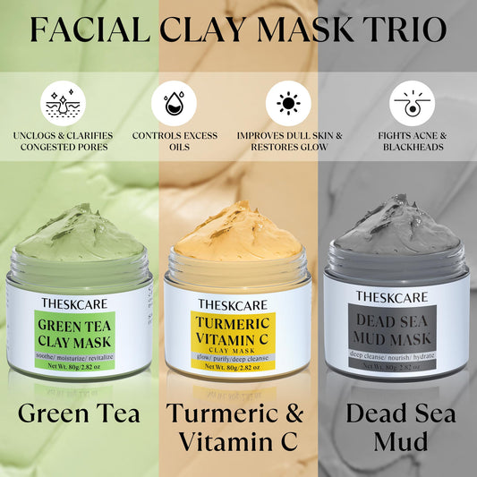 THESKCARE turmeric vitamin C jar closed, highlighting compact size and brightening benefit