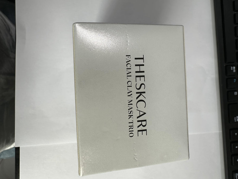 THESKCARE rinsing mask at washbasin lifestyle shot, emphasizing gentle removal and refreshed skin