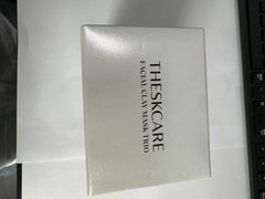 THESKCARE rinsing mask at washbasin lifestyle shot, emphasizing gentle removal and refreshed skin