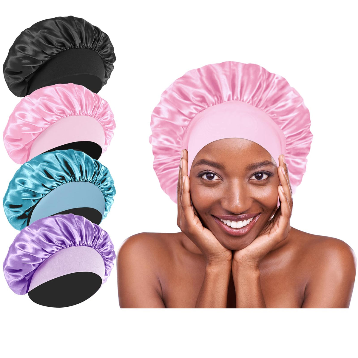 Theyakmer four-color packaged bonnets showing variety and convenience