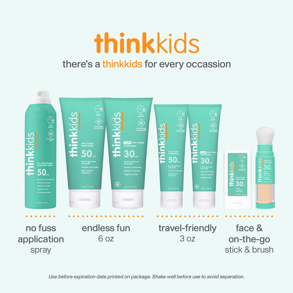 THINK thinkkids label ingredients close-up, reef-friendly mineral formulation benefit