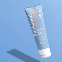 Applying Thinksport to forearm, brand provides quick coverage for sensitive skin