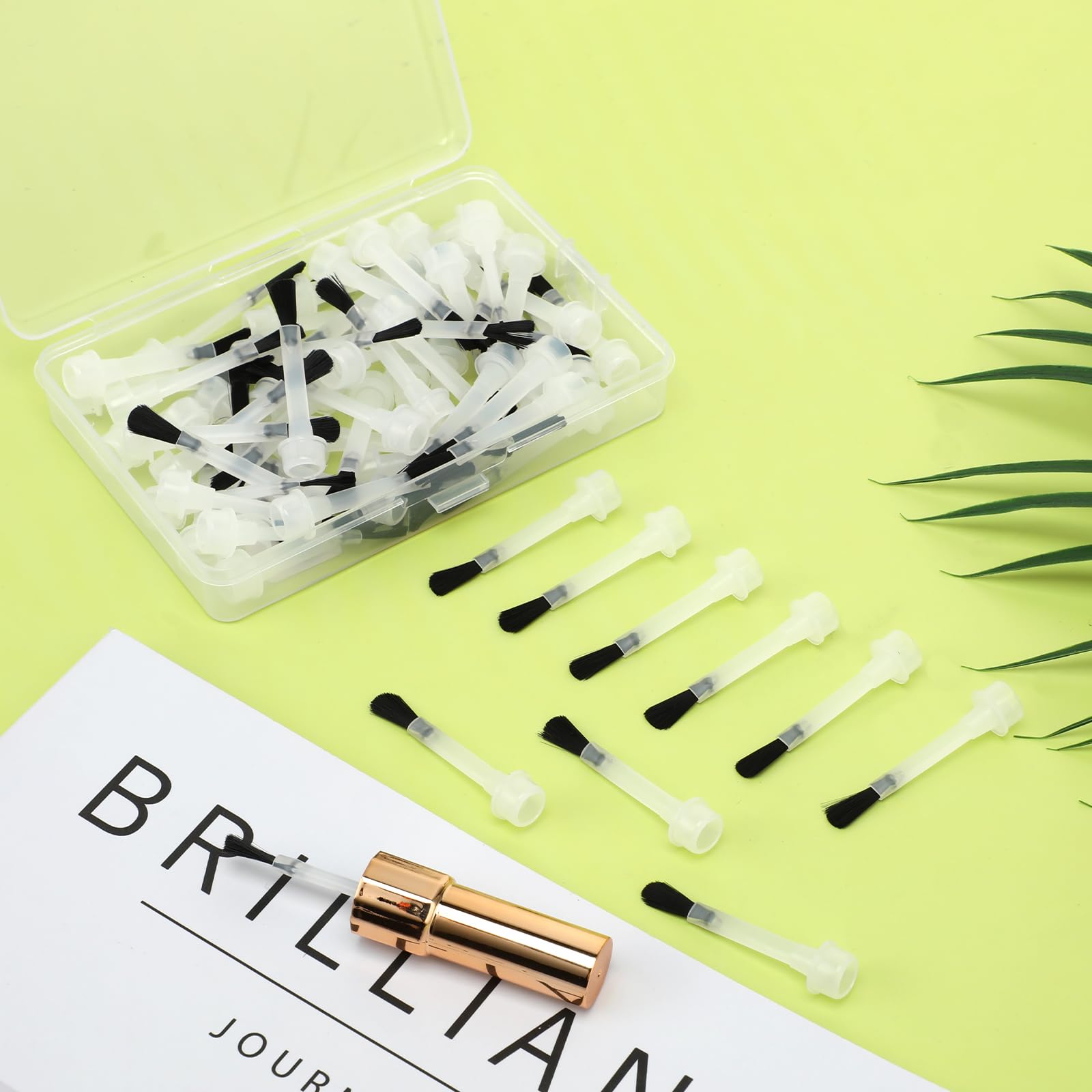 Thinp brushes on salon table with tools showing professional-ready convenience