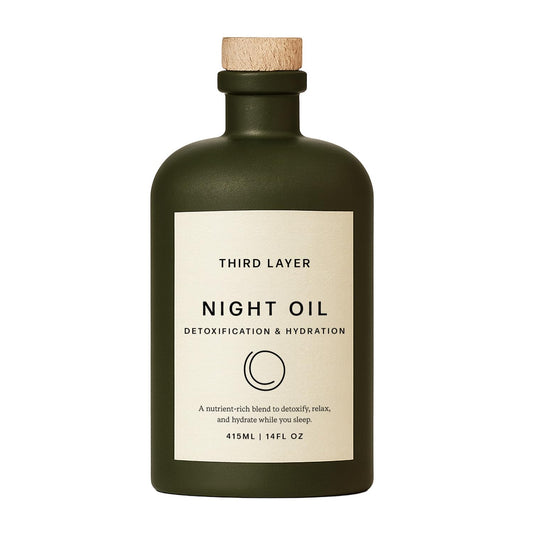 Third Layer front label showing organic castor oil benefits