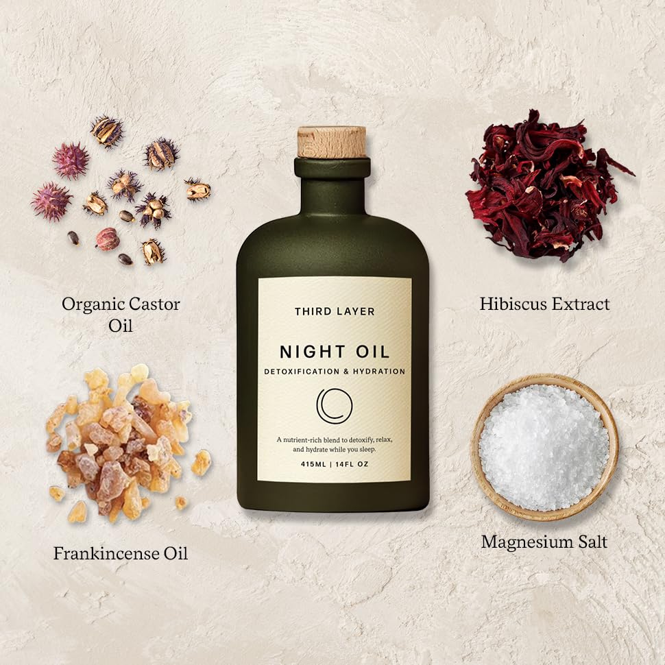 Third Layer ingredients display showing magnesium and frankincense