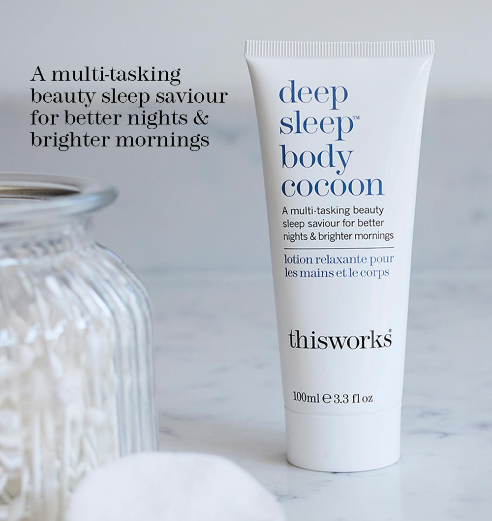 THISWORKS lotion texture swatch showing fast-absorbing hydration