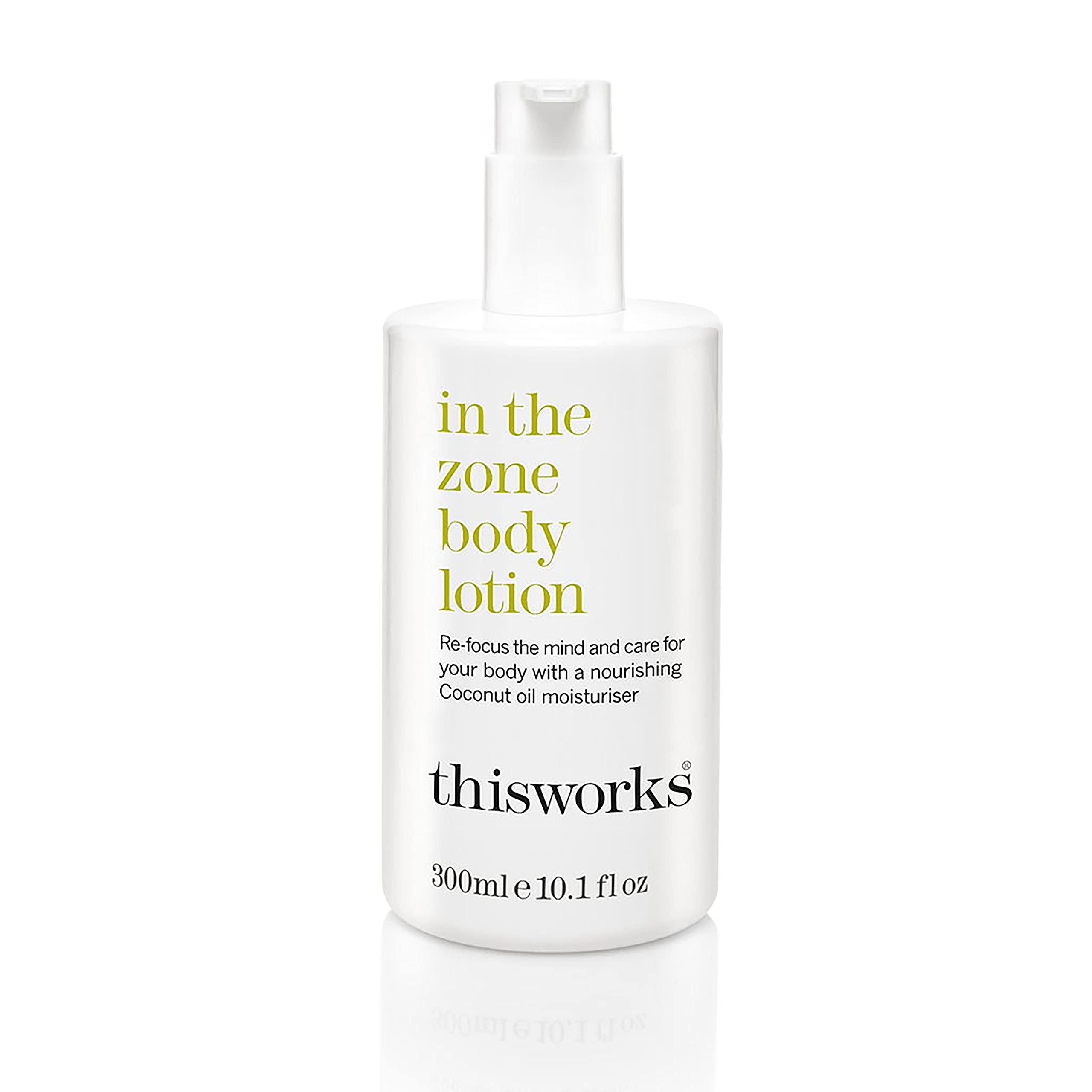 THISWORKS front bottle showing label and 300ml size for clear identification and use