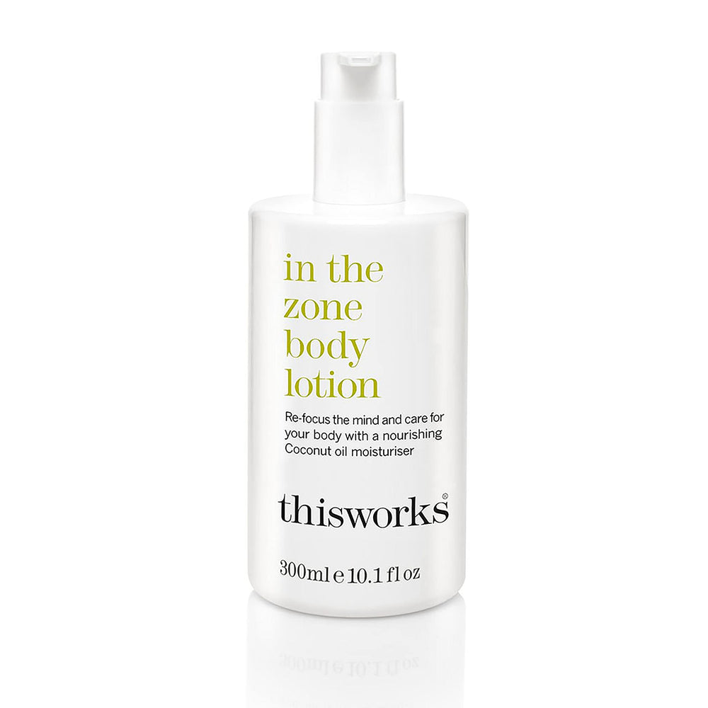 THISWORKS front bottle showing label and 300ml size for clear identification and use