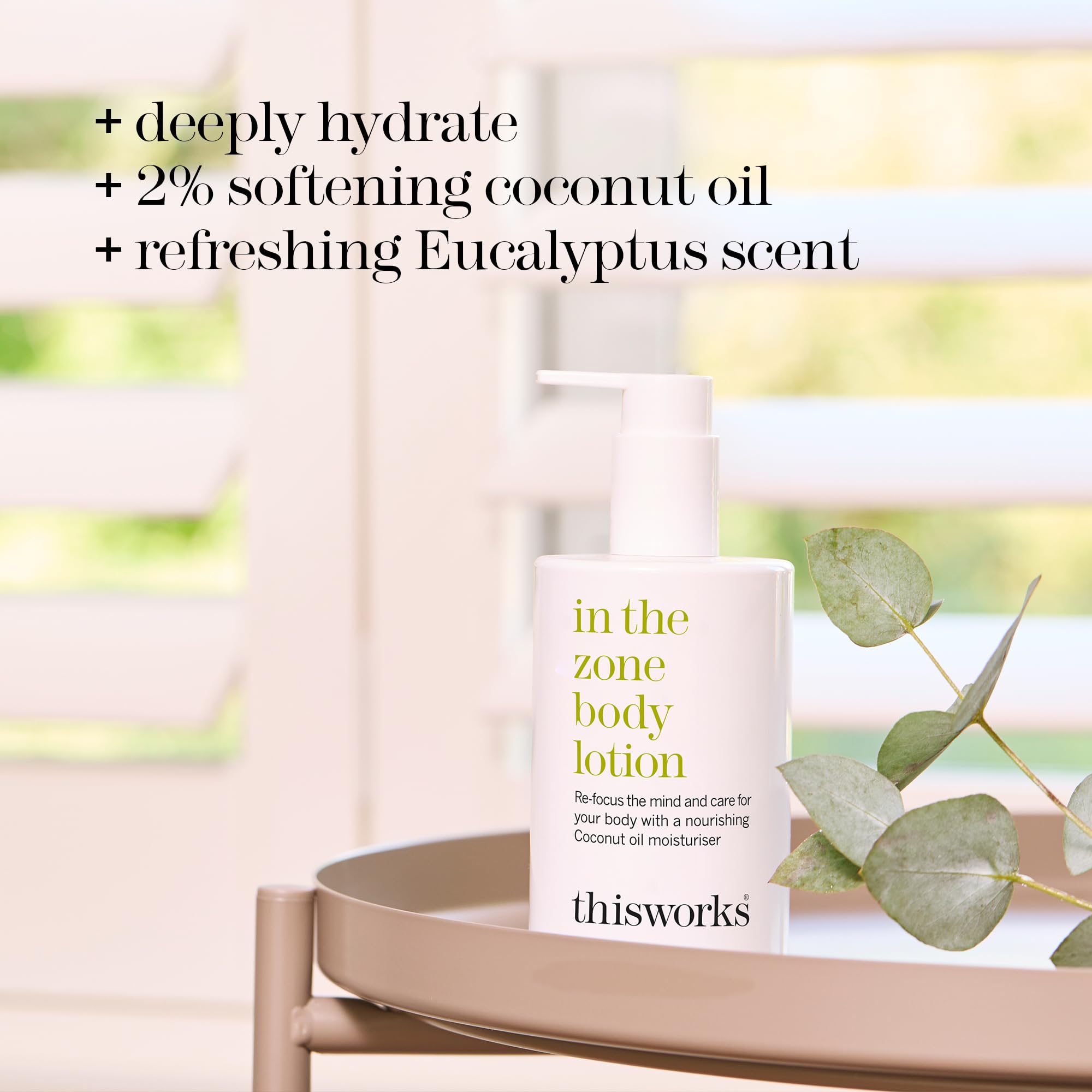 THISWORKS applied on hand to show moisturized skin and quick absorption benefit