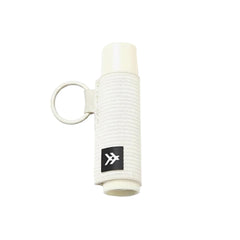 Thread Wallets off-white holder front view showing compact design and quick access