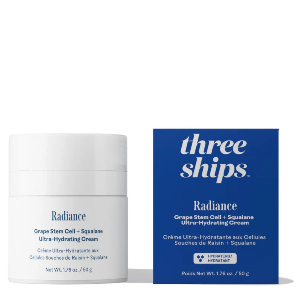 Three Ships front packaging showing product and branding for clear identification and appeal