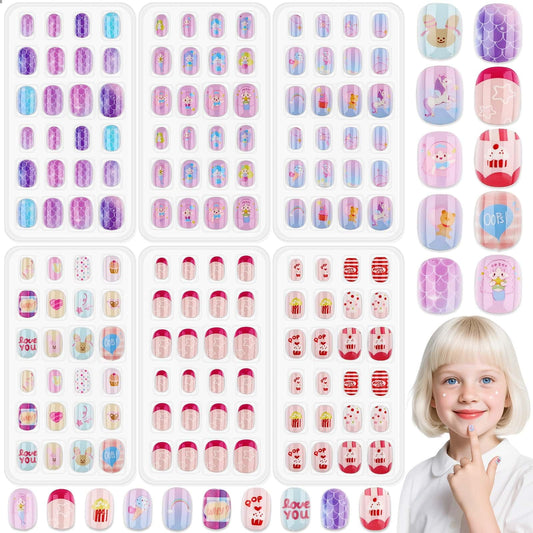 Thrilez front packaging showing 144-piece kids nail kit and easy use benefit